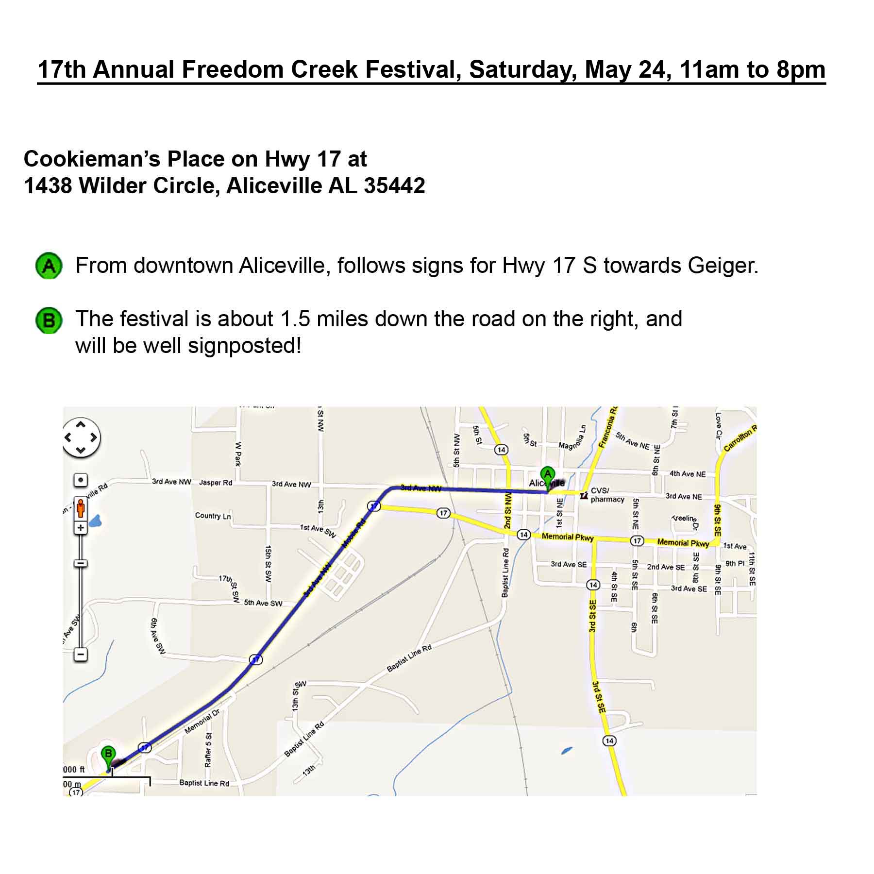 Willie King's Freedom Creek Festival 2016